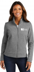 Ladies Full Zip Network Fleece Jacket with 3" CVTC Embroidered Logo